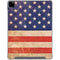 Distressed American Flag iPad Pro 12.9in (2020) Clear Case