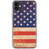 Distressed American Flag iPhone 11 Clear Case