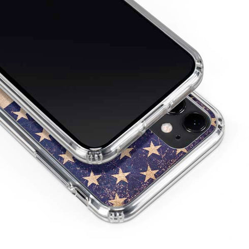 Distressed American Flag iPhone 11 Clear Case