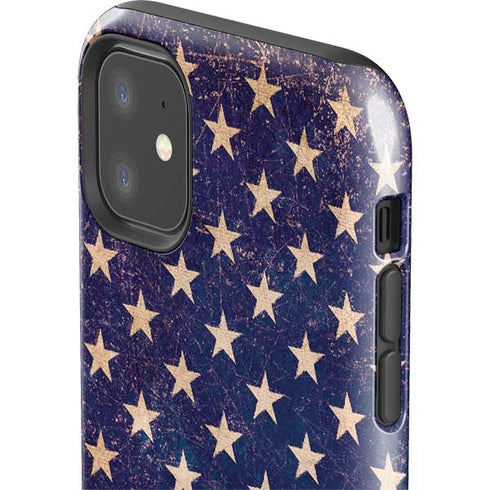 Distressed American Flag iPhone 11 Impact Case