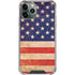 Distressed American Flag iPhone 11 Pro Max Clear Case