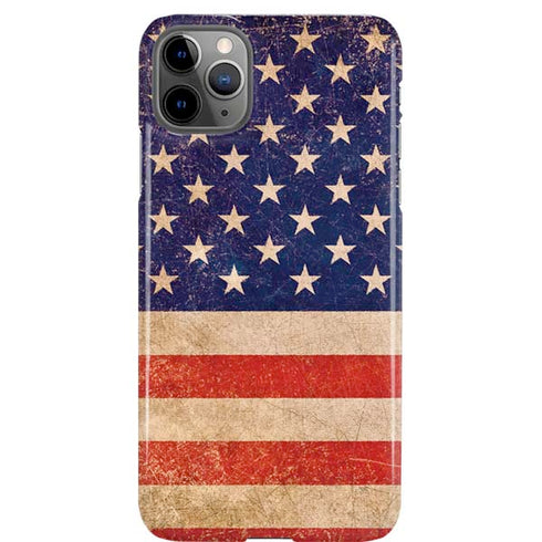 Distressed American Flag iPhone 11 Pro Max Lite Case