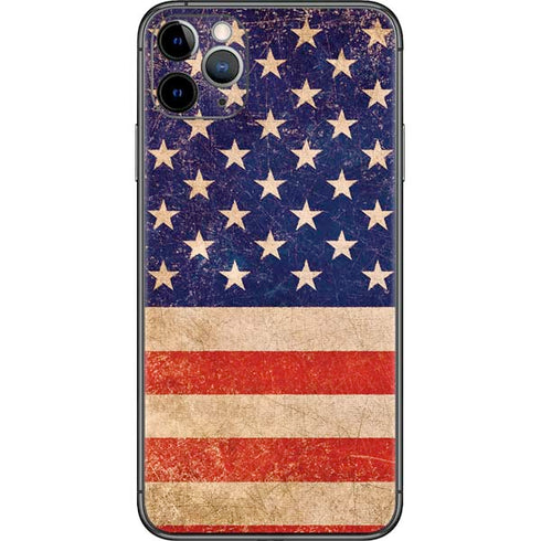Distressed American Flag iPhone 11 Pro Max Skin