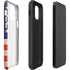 Distressed American Flag iPhone 12 Impact Case
