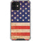 Distressed American Flag iPhone 12 Mini Clear Case