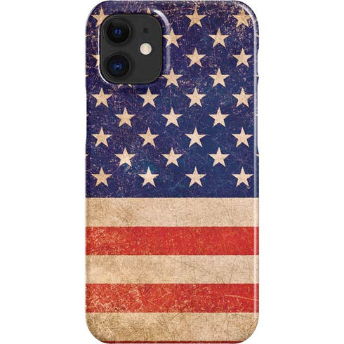 Distressed American Flag iPhone 12 Mini Lite Case