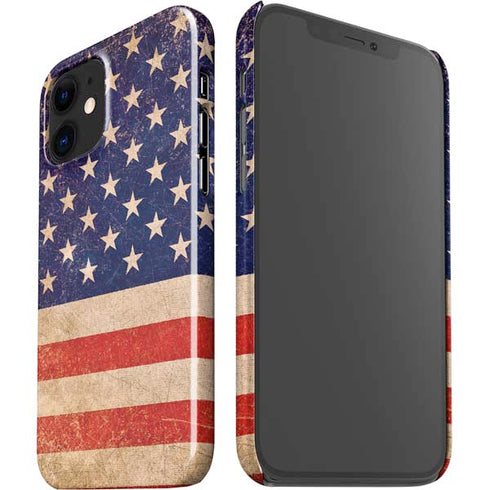 Distressed American Flag iPhone 12 Mini Lite Case