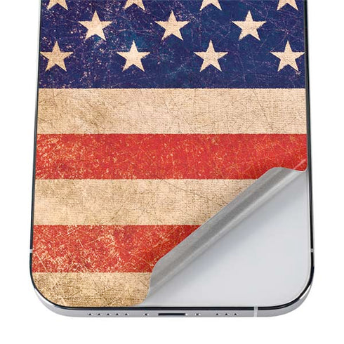 Distressed American Flag iPhone 12 Pro Max Skin
