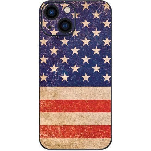 Distressed American Flag iPhone 13 Mini Skin