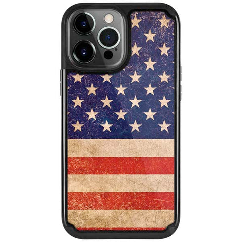 Distressed American Flag iPhone 13 Pro Cargo Case