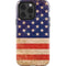 Distressed American Flag iPhone 13 Pro Impact Case