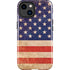 Distressed American Flag iPhone 14 Plus Impact Case