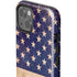 Distressed American Flag iPhone 14 Plus Impact Case