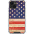 Distressed American Flag iPhone 14 Plus Clear Case