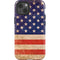 Distressed American Flag iPhone 14 Impact Case