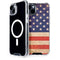 Distressed American Flag iPhone 15 Plus MagSafe Case