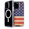 Distressed American Flag iPhone 15 Pro MagSafe Case