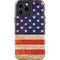 Distressed American Flag iPhone 14 Pro Max Impact Case