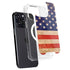 Distressed American Flag iPhone 15 Pro Max MagSafe Case