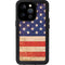 Distressed American Flag iPhone 14 Pro Waterproof Case