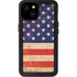 Distressed American Flag iPhone 15 Plus Waterproof Case