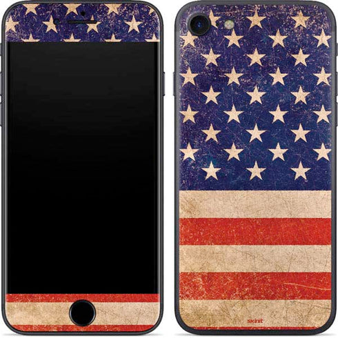 Distressed American Flag iPhone 7 Skin