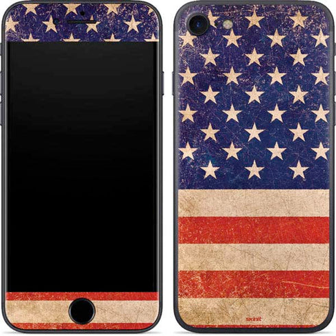 Distressed American Flag iPhone 8 Skin