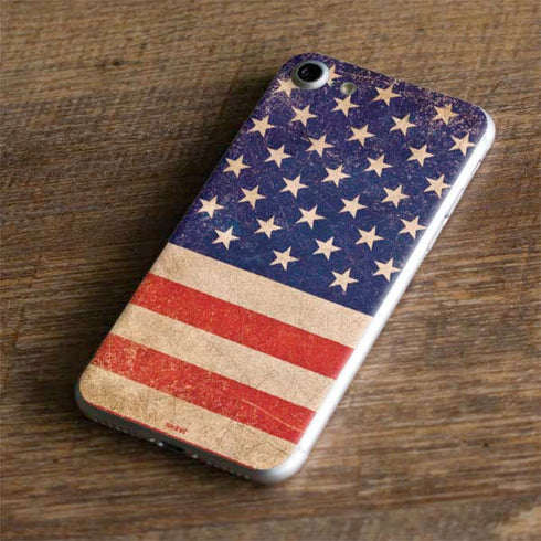 Distressed American Flag iPhone 8 Skin