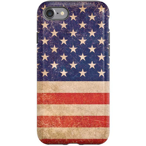 Distressed American Flag iPhone SE (2nd & 3rd Gen) Pro Case