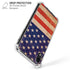 Distressed American Flag iPhone XR Clear Case