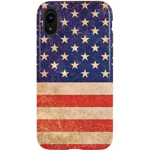 Distressed American Flag iPhone XR Pro Case