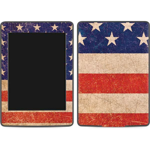 Distressed American Flag Amazon Kindle Skin