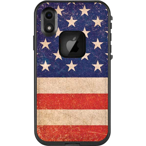 Distressed American Flag LifeProof Fre iPhone Skin