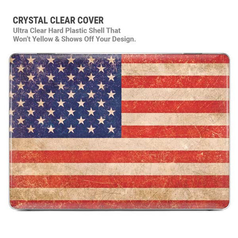 Distressed American Flag MacBook Air 13in M1 (2021) Case plus Skin