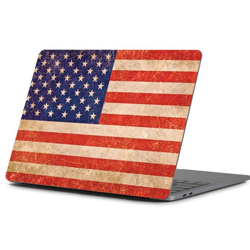 Distressed American Flag Apple MacBook Pro 13-inch Skin