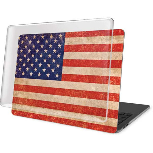 Distressed American Flag MacBook Pro 13in (2020) Case plus Skin