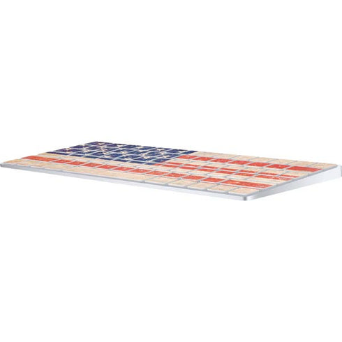 Distressed American Flag Magic Keyboard Skin