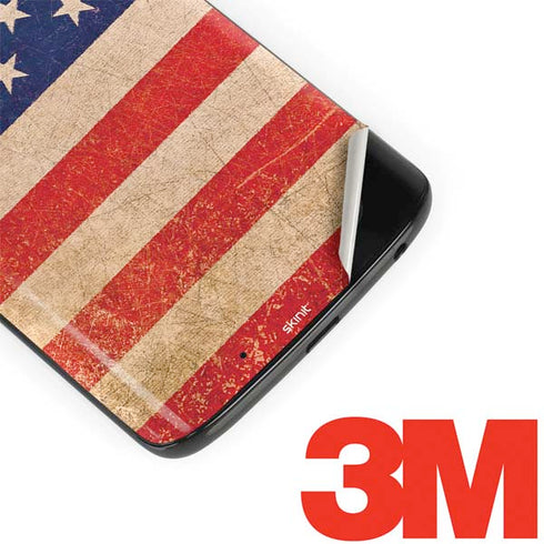 Distressed American Flag Moto G6 Skin