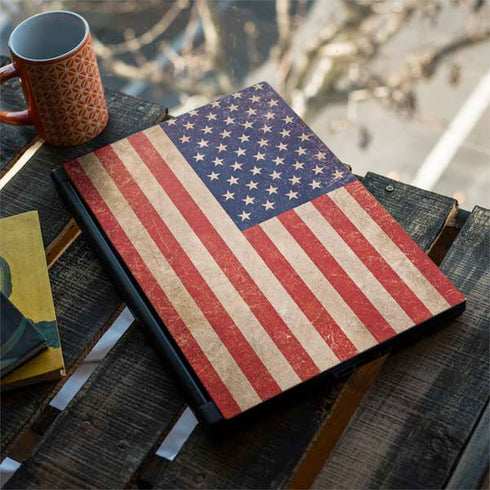Distressed American Flag MSI GS65 Stealth Laptop Skin