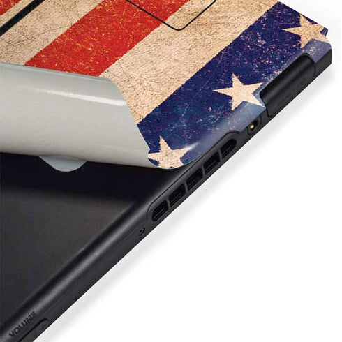 Distressed American Flag Nintendo Switch Bundle Skin