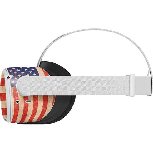 Distressed American Flag Oculus Quest 2 Skin