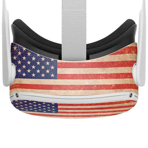Distressed American Flag Oculus Quest 2 Skin