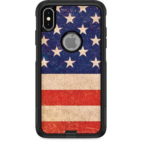 Distressed American Flag Otterbox Commuter iPhone Skin