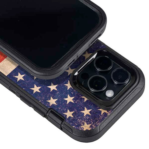 Distressed American Flag Otterbox Defender iPhone Skin