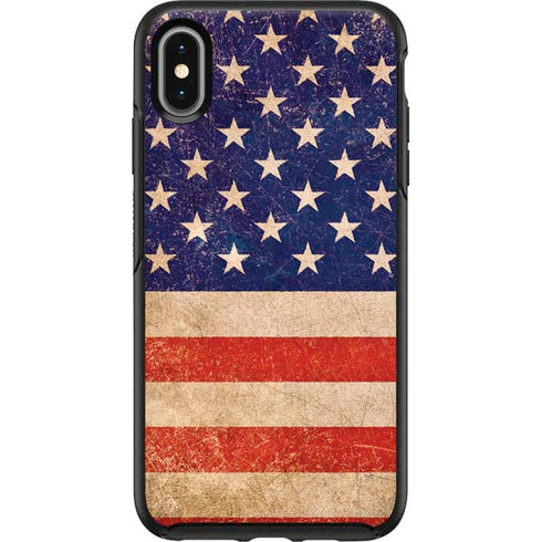 Distressed American Flag Otterbox Symmetry iPhone Skin