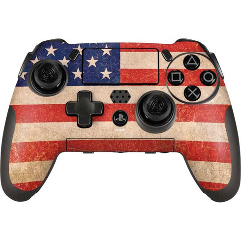 Distressed American Flag PlayStation Scuf Vantage 2 Controller Skin