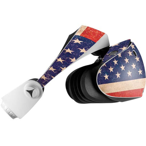 Distressed American Flag PlayStation VR2 Skin
