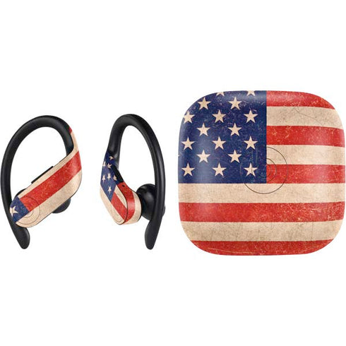 Distressed American Flag PowerBeats Pro Skin