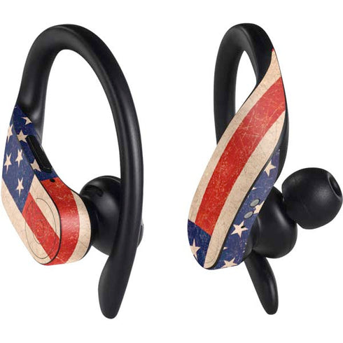 Distressed American Flag PowerBeats Pro Skin