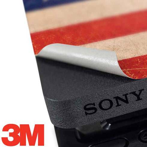 Distressed American Flag PS4 Slim Skin